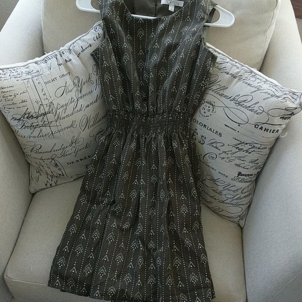 TopTen Olive Green Short Dress